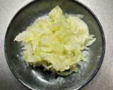 油淋鶏タレでレンチンキャベツ作り方1写真
