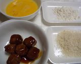 お弁当に♪ミートボールでプチコロッケ作り方1写真