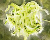 白菜の芯と鶏のささみのサラダ作り方4写真