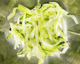白菜の芯と鶏のささみのサラダ作り方4写真