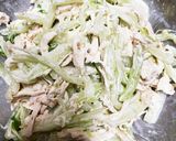 白菜の芯と鶏のささみのサラダ作り方7写真