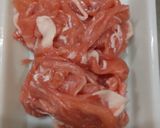 豚のしょうが焼き作り方1写真