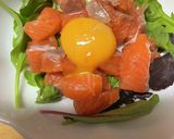 生サーモンのユッケ作り方3写真