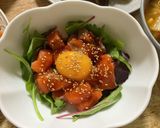 生サーモンのユッケ作り方4写真