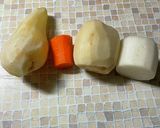 ヤーコン蓮根 大根の食感楽しい♪きんぴら作り方1写真