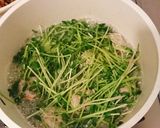 豆苗と鶏団子煮作り方5写真