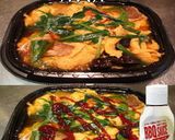 美味ドレとBBQソース＆粉チーズにら玉丼作り方1写真