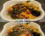 美味ドレとBBQソース＆粉チーズにら玉丼作り方2写真