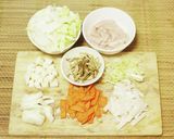 鶏味噌けんちん汁作り方1写真