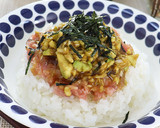 ささっと簡単！アボカド&ネギトロ丼作り方4写真