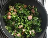 クリスマスにも☆ソフトケールのキッシュ。作り方4写真