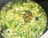 野菜のおかゆ卵入り★야채죽作り方7写真