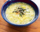 野菜のおかゆ卵入り★야채죽作り方10写真