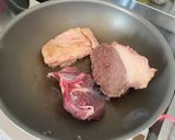 奇獸料理-蔥爆紅燒熊肉作り方5写真