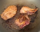 奇獸料理-蔥爆紅燒熊肉作り方7写真