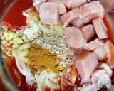 鶏胸肉ごろっとスパイスカレー作り方3写真