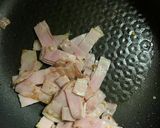 ほうれん草と卵とベーコンのバターソテー作り方3写真