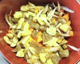 白だしで簡単 鳥とごぼうの炊き込みご飯作り方3写真