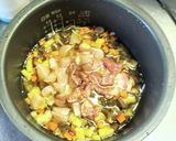 白だしで簡単 鳥とごぼうの炊き込みご飯作り方6写真