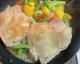 野菜と鶏のバジルハーブ焼き作り方1写真