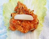 鶏肉つみれでロールキャベツ☆トロっと餅!作り方4写真