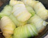 鶏肉つみれでロールキャベツ☆トロっと餅!作り方6写真