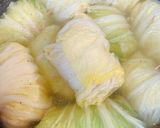 鶏肉つみれでロールキャベツ☆トロっと餅!作り方7写真
