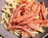 冷凍ポテトと粗挽きソーセージで簡単おかず作り方7写真