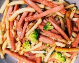 冷凍ポテトと粗挽きソーセージで簡単おかず作り方8写真
