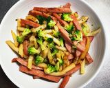 冷凍ポテトと粗挽きソーセージで簡単おかず作り方9写真