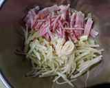 マコモタケの ”ゆかり ” 和え作り方4写真
