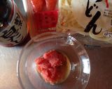 明太子うどん♡作り方1写真