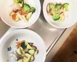 根菜茄子白菜簡単ミートソース温野菜サラダ作り方5写真
