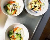 根菜茄子白菜簡単レモン味噌味温野菜サラダ作り方5写真