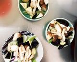 根菜茄子白菜簡単レモン味噌味温野菜サラダ作り方9写真