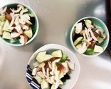 根菜茄子白菜簡単ミートソース温野菜サラダ作り方9写真