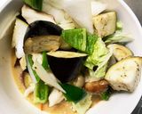根菜茄子白菜簡単レモン味噌味温野菜サラダ作り方13写真