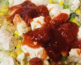 がっちりチキンのスクランブルオムライス作り方2写真
