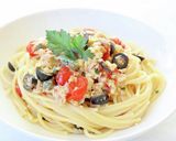 大人味【トマトとツナのペペロンチーノ】作り方5写真