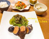 なすとしめじのしょうがスープ作り方4写真