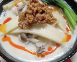 旨辛!豆乳坦々うどん作り方5写真