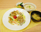 しょうが香る野菜の冷やし白だしあんかけ作り方6写真