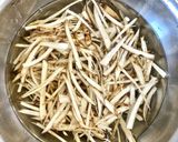 粉山椒香る☆豚肉と野菜のきんぴらごぼう作り方3写真
