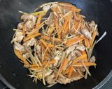 粉山椒香る☆豚肉と野菜のきんぴらごぼう作り方9写真