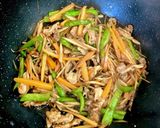 粉山椒香る☆豚肉と野菜のきんぴらごぼう作り方10写真