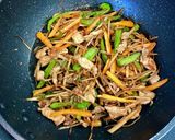 粉山椒香る☆豚肉と野菜のきんぴらごぼう作り方11写真