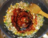 ソースが隠し味☆ケチャップチキンライス作り方7写真