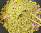 ☆ベーコンとコーンのバター醤油パスタ☆作り方3写真