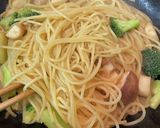 ブロッコリーとエリンギの和風パスタ作り方3写真