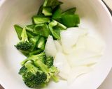 肉無豆腐簡単きな粉オイスター味野菜炒め作り方9写真